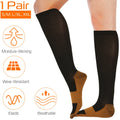 Graduated Copper Compression Socks - for Running, Nursing, Edema & Shin Splints