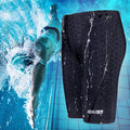 Men's Five-point Anti-embarrassment Swimming Trunks Shark Skin Quick-drying Tight Training Swimming Trunks - whimsywagon
