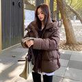 Women's Puffer Jacket, Thick Cotton Padded Winter Coat | Oversized Quilted Outerwear