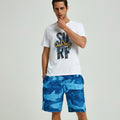 Beach Pants Men's Knee Length Plus Size Swimming Trunks - whimsywagon