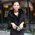 Womens Short Coat With A Fox-fur Collar - whimsywagon