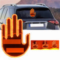 LED Middle Finger Car Light | Funny Gesture Sign with Remote Control