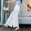 Drappy Wide Leg Pants for Women - Elegant & Fluid High-Waisted Trousers