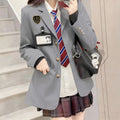 Preppy-style Tailored Blazer For Women - whimsywagon