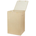 Foldable Laundry Basket with Lid - Collapsible Hamper with Handles for Storage & Organization - whimsywagon