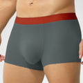 CJ Ice Silk Modal double-sided seamless boxers laid flat, showcasing smooth, breathable fabric and comfortable fit.