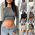 Ultra-short Long-sleeve Outerwear Base Layer - whimsywagon