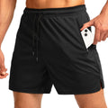 Men's Running Short Belt Zipper Pocket Quick-drying Gym Exercise Lightweight - whimsywagon