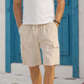 Mens Corduroy Multi-Pocket Shorts For Sports - whimsywagon