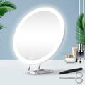 Rotating Makeup Mirror with Fill Light | Rechargeable Stand for Desk & Vanity