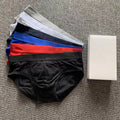 Men's Cotton Boxer Briefs Plus-Size Breathable Underwear For Sports