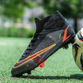 Men’s High-Top Football Boots – AG Spike Artificial Turf Soccer Cleats | Durable Athletic Shoes for Turf Play