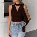 Women's Ribbed Solid Color Off Shoulder Top - whimsywagon