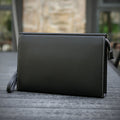 Premium Soft Leather Men’s Clutch – Trendy Business & Casual Briefcase