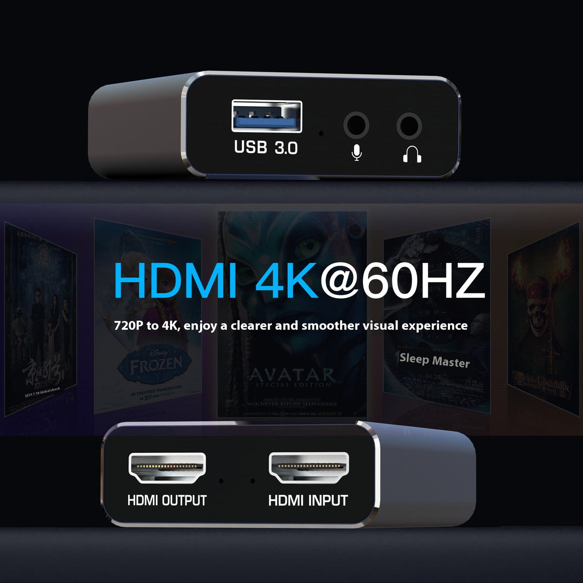 Ultra HD 4K Gaming Set-Top Box | Game Recording & Audio Capture Device ...