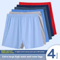 Comfortable men's cotton boxer underwear for middle-aged and elderly, by CJ, showing soft fabric and elastic waistband.