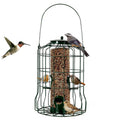 Squirrel-Proof Metal Bird Feeder - Chew-Proof Hanging Design for Small Songbirds - whimsywagon