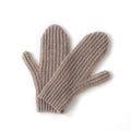 Thermal Winter Mittens | Twisted Cable Knit & Windproof