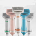 CJ Household Dog Teddy Pet Hair Dryer for grooming, showing the compact dryer with a nozzle attachment for dog grooming.