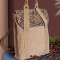 Coffee Grounds Cork Casual Backpack | Eco-Friendly Lightweight Daily Bag