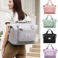 Women's Foldable Travel Duffle Bag – Backpack, Shoulder Gym & Weekender Overnight Bag