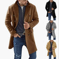 Wool Blend Coat - Warm Padded Winter Jacket