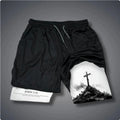 3D Digital-printed Shorts With A Double-layer Design For The Beach - whimsywagon