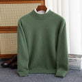 CJ wool blend quarter zip sweater featuring a casual knit design, shown in a close-up of the textured fabric and zipper detail.