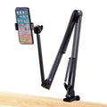 Adjustable Desktop Lazy Bracket for Tablet & Phone | Foldable Metal Cantilever Stand for Live Streaming & Video Watching - whimsywagon