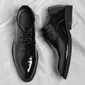 Men’s Business Glossy Dress Shoes – Stylish Formal Leather Office Shoes