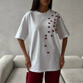 Oversized Cotton T-Shirt for Men & Women - Summer Short Sleeve Tee