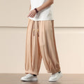 Plus Size Men's Harem Pants - Loose Retro Casual Wear