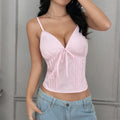 Women's Sling Top - One Shoulder Sleeveless Cami